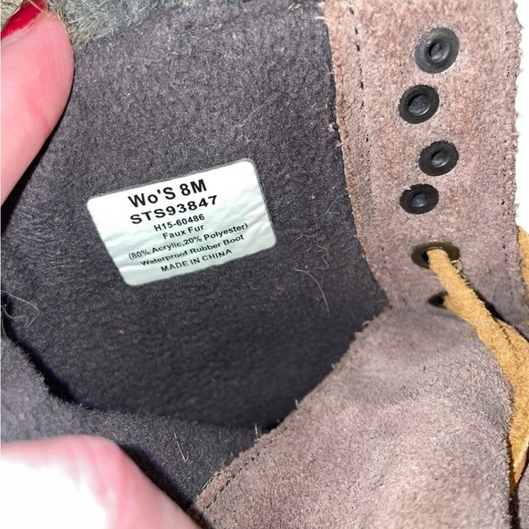 Sperry Top-Siders White Water duck boot suede faux fur - Picture 6 of 9